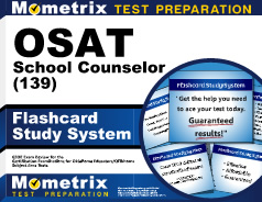 OSAT School Counselor (139) Flashcards Study System